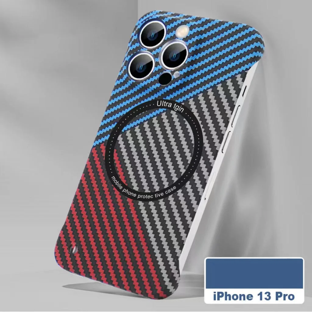 iPhone 14 Carbon Fiber Magnetic Case