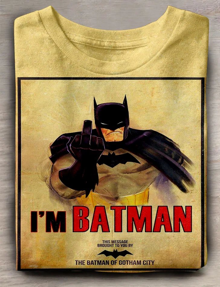 Teecade Teecade I'm Batman T-shirt
