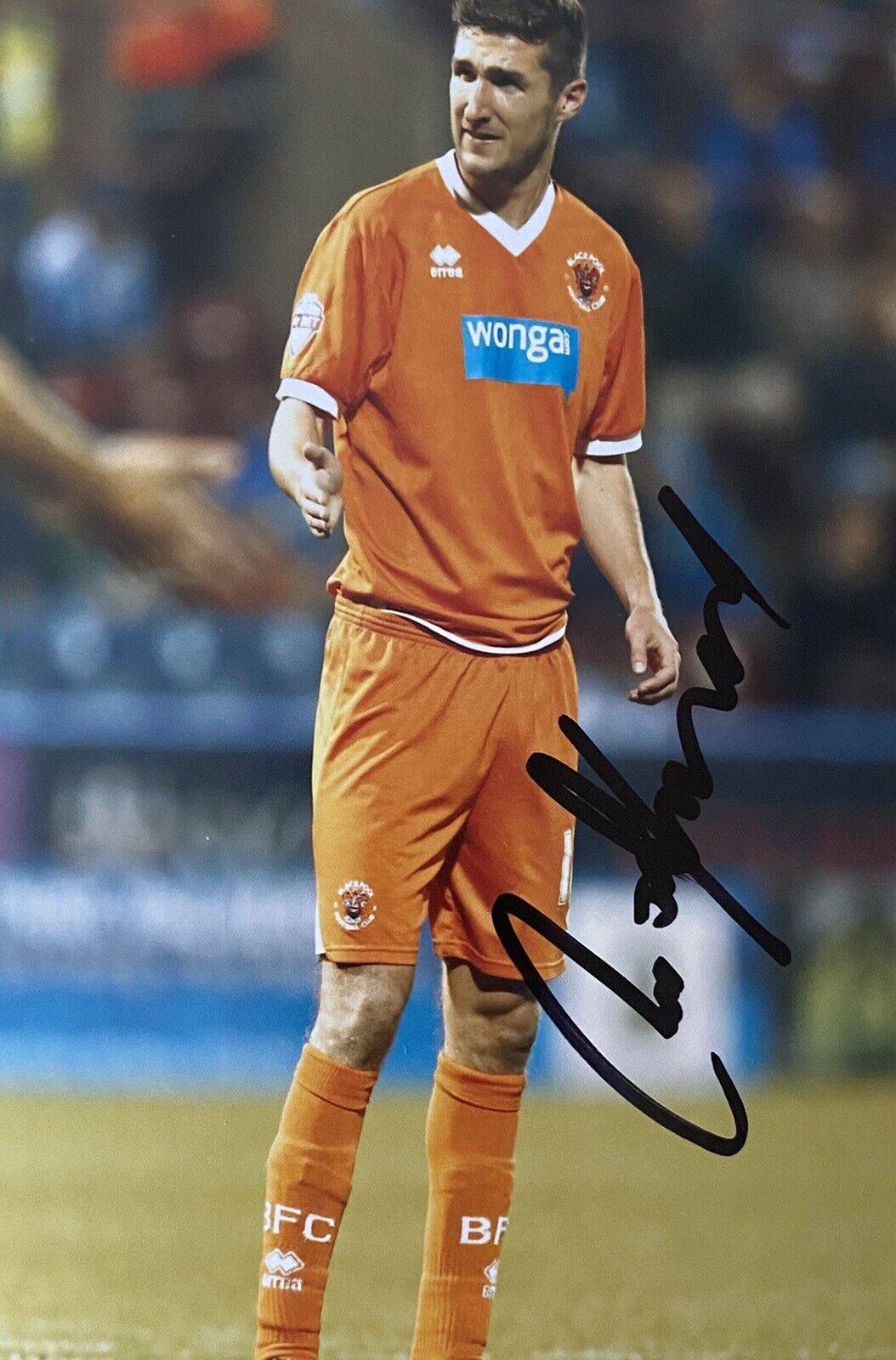 Chris Basham Genuine Hand Signed Blackpool 6X4 Photo Poster painting