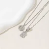 ✨2 Pack - Initial Letter Pendant Necklaces