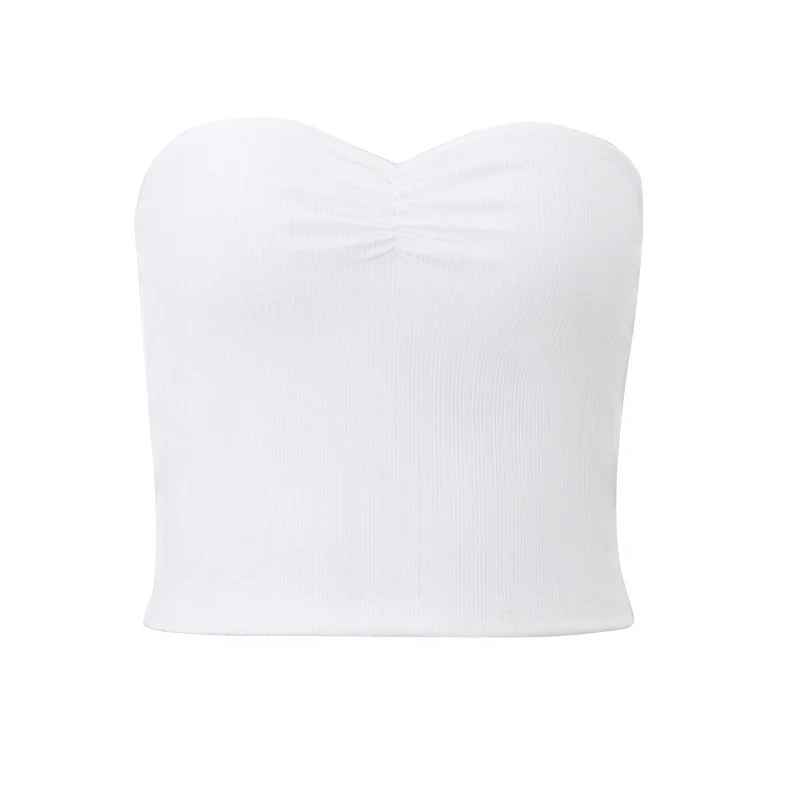 Uveng Uveng Temperament French Sweet Sexy Two-Piece 2023 Summer New Women's Wear A Word Shoulder Wipe Chest Half Skirt