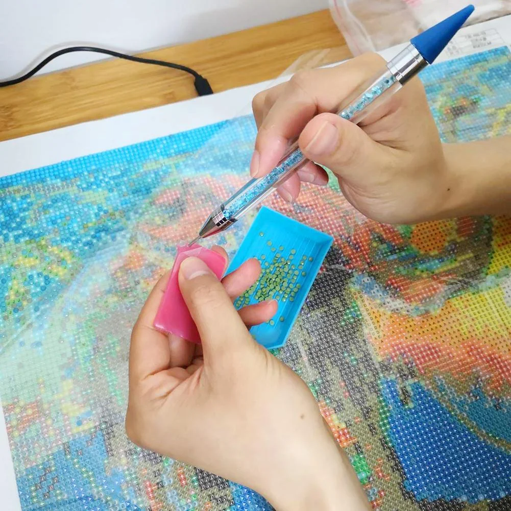 1PCS Diamond Painting Point Drill Pen Cross Stitch Embroidery Mosaic Craft Tool