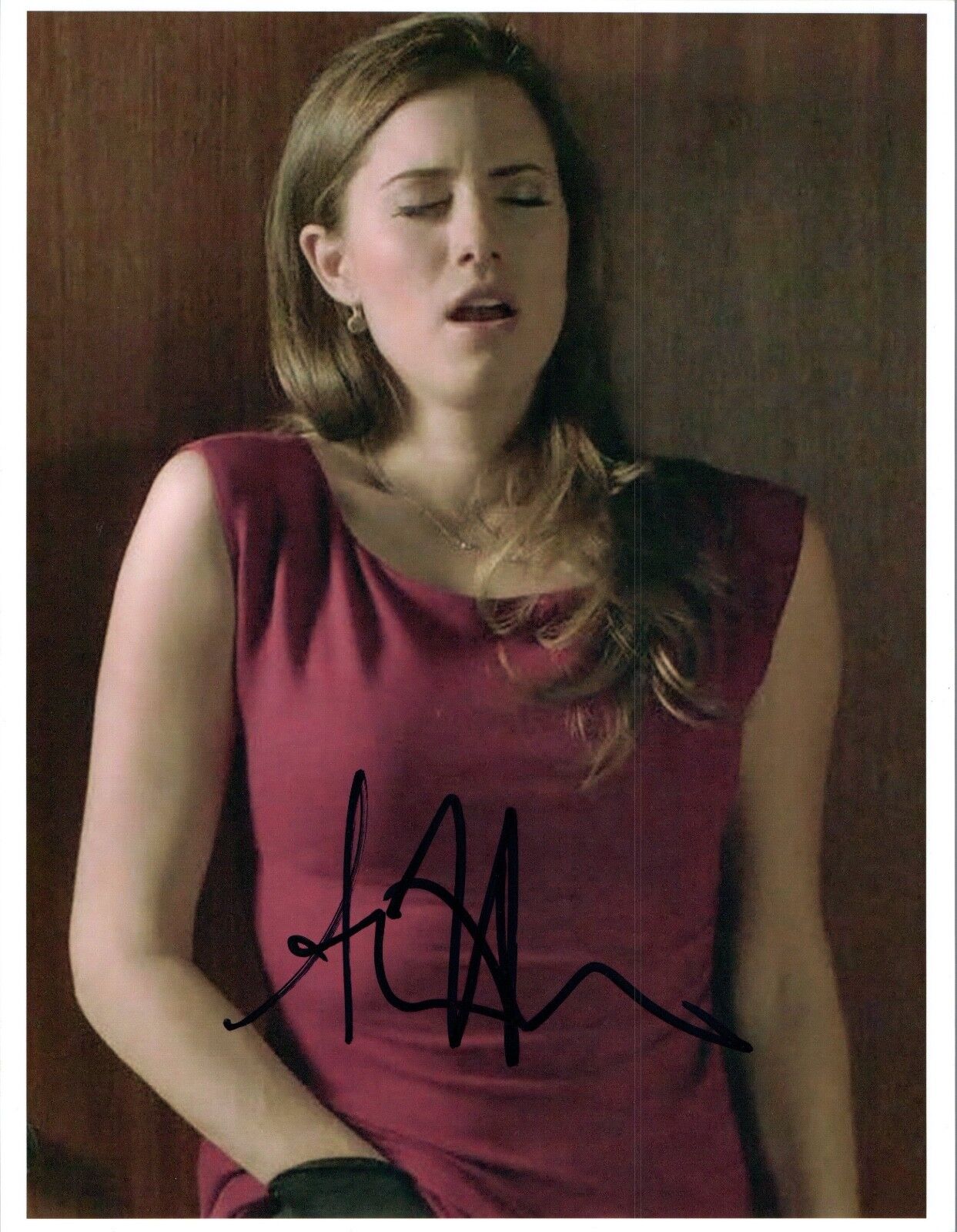 Allison Williams Signed Autographed 8x10 Photo Poster painting Girls COA VD