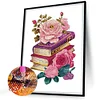 Diamond Painting-DIY Crystal Rhinestone Flowers Three Books