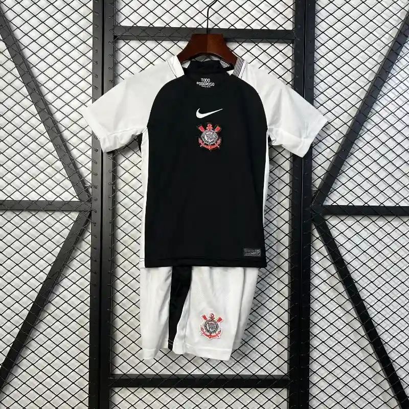 25/26 Kids Corinthians Soccer Jersey Away
