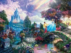 thomas kinkade disney paint by number