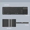 Wireless Keyboard Bluetooth Portable Touchpad Suitable For Computer Notebooks, Apple IPad Silent