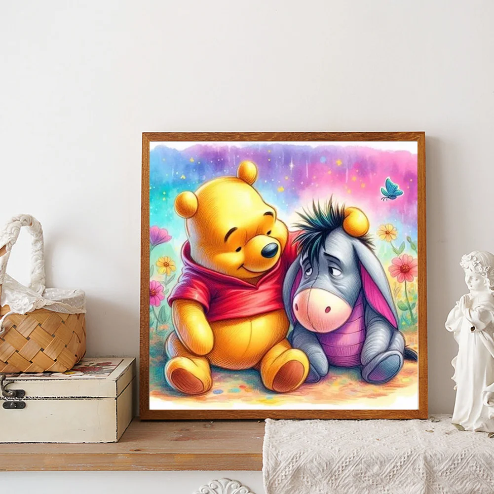 Diamond Painting - Full Round Drill - Winnie the Pooh(Canvas|30*30cm)