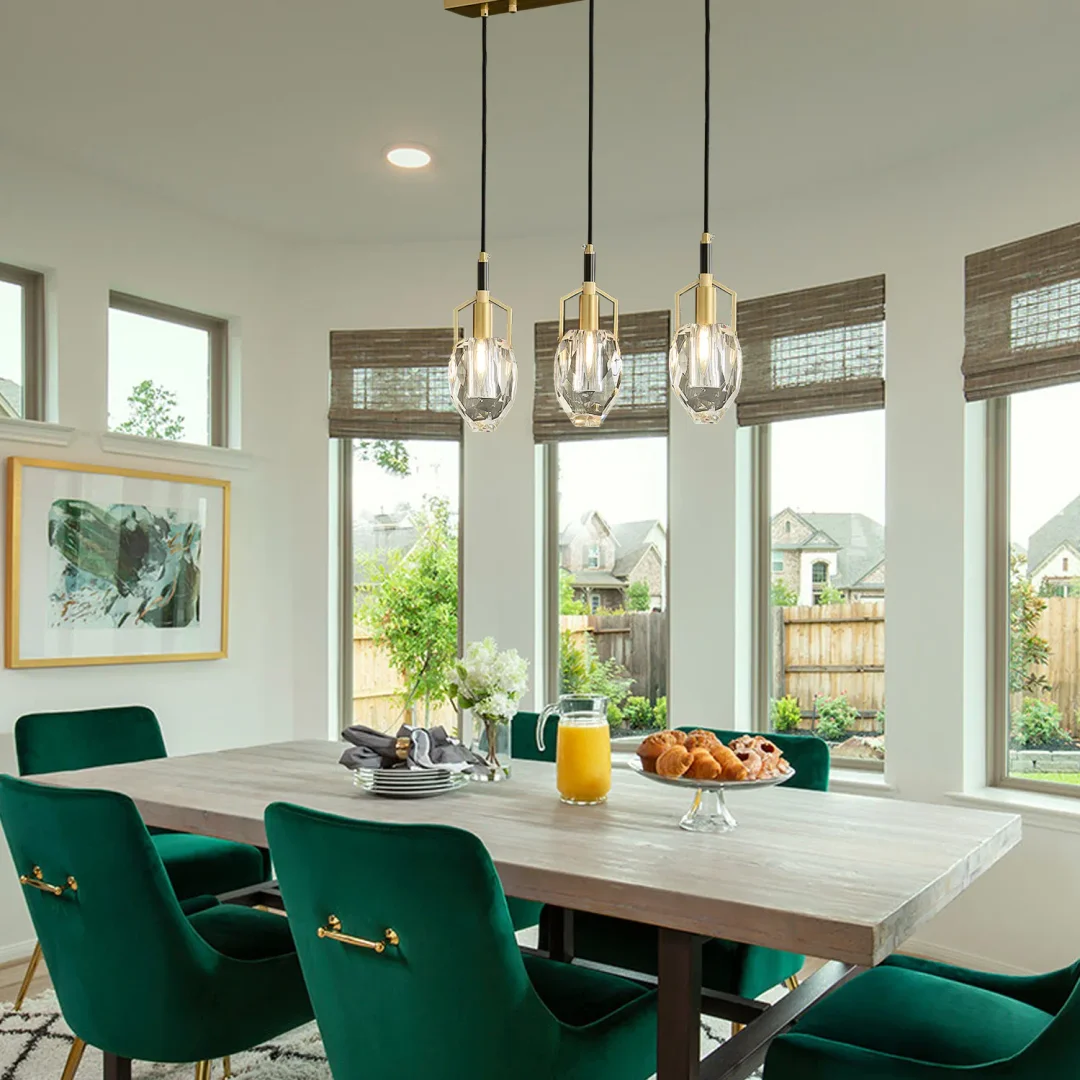 Irregular Crystal Brass Chandelier JOSENART Josenart
