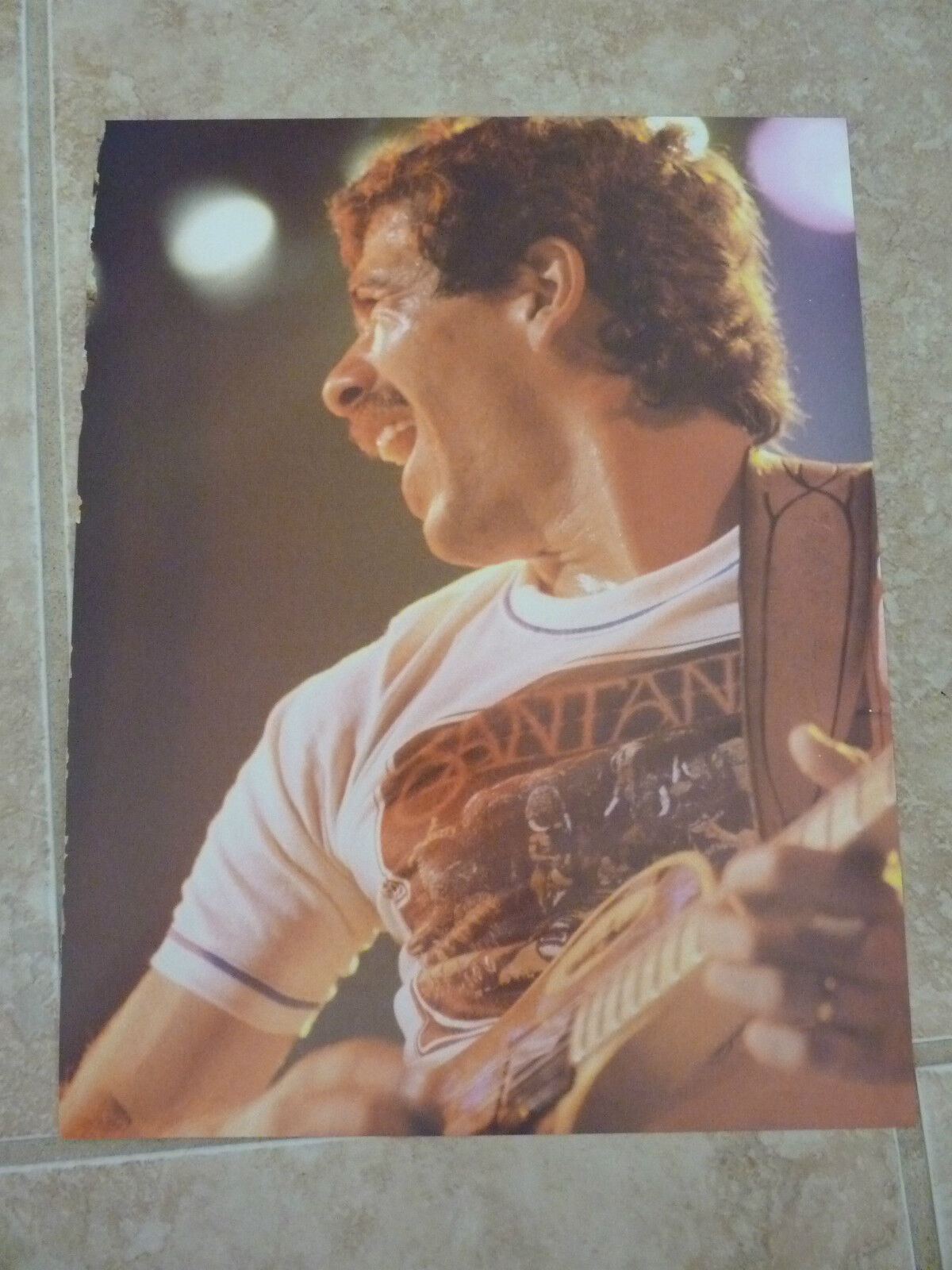 Carlos Santana Guitarist 12x9 Coffee Table Book Photo Poster painting Page #2