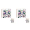 (US Local)Diamond Painting Storage Box Wall Mount Diamond Art Organizer Box (Butterfly A)
