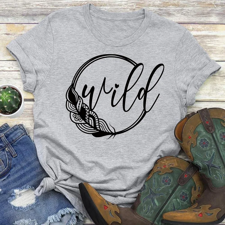 Wild feather   T-Shirt Tee-04364-Annaletters