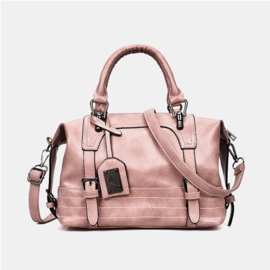 Women PU Leather Handbag Crossbody Bag Solid Shoulder Bag