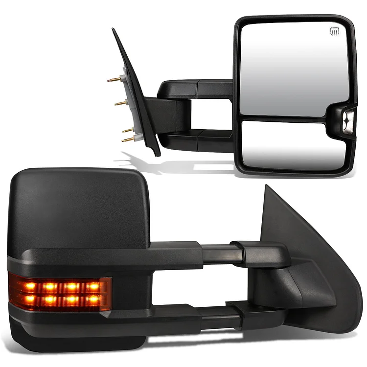 Powered Heated Towing Mirrors (Pair)<br>14-17 Chevy Silverado 1500, GMC Sierra 1500