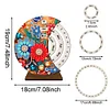 (US Local)Wooden Special Shaped DIY Diamond Painting Moon Perpetual Calendar Decor Kits