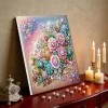 (Pre-Framed)Flowers-Special Shape Diamond Painting Kit(25x25cm)