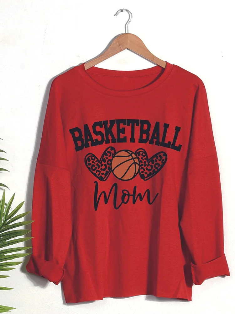 Basketball mom Sweatshirt-00852-Annaletters