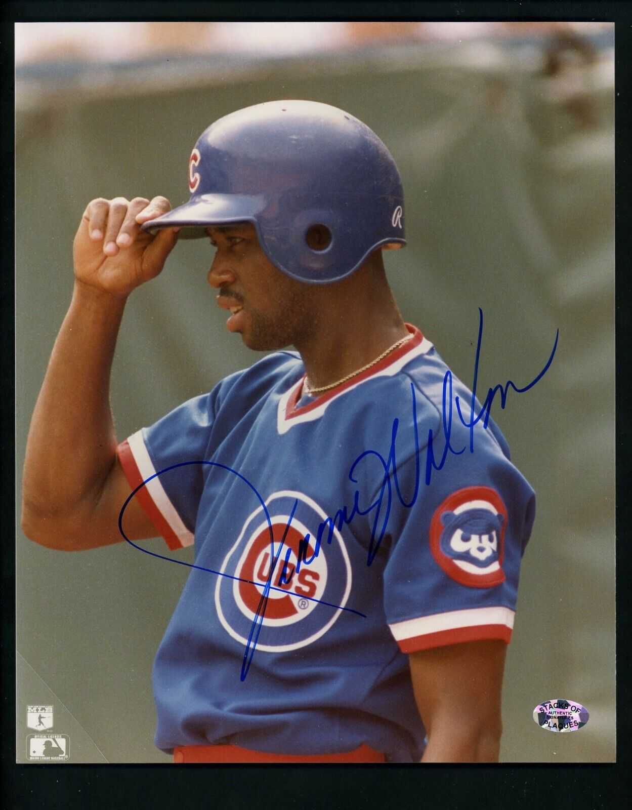 Jerome Walton Signed Autographed 8 X 10 Photo Poster painting with COA stacks of Plaques Cubs