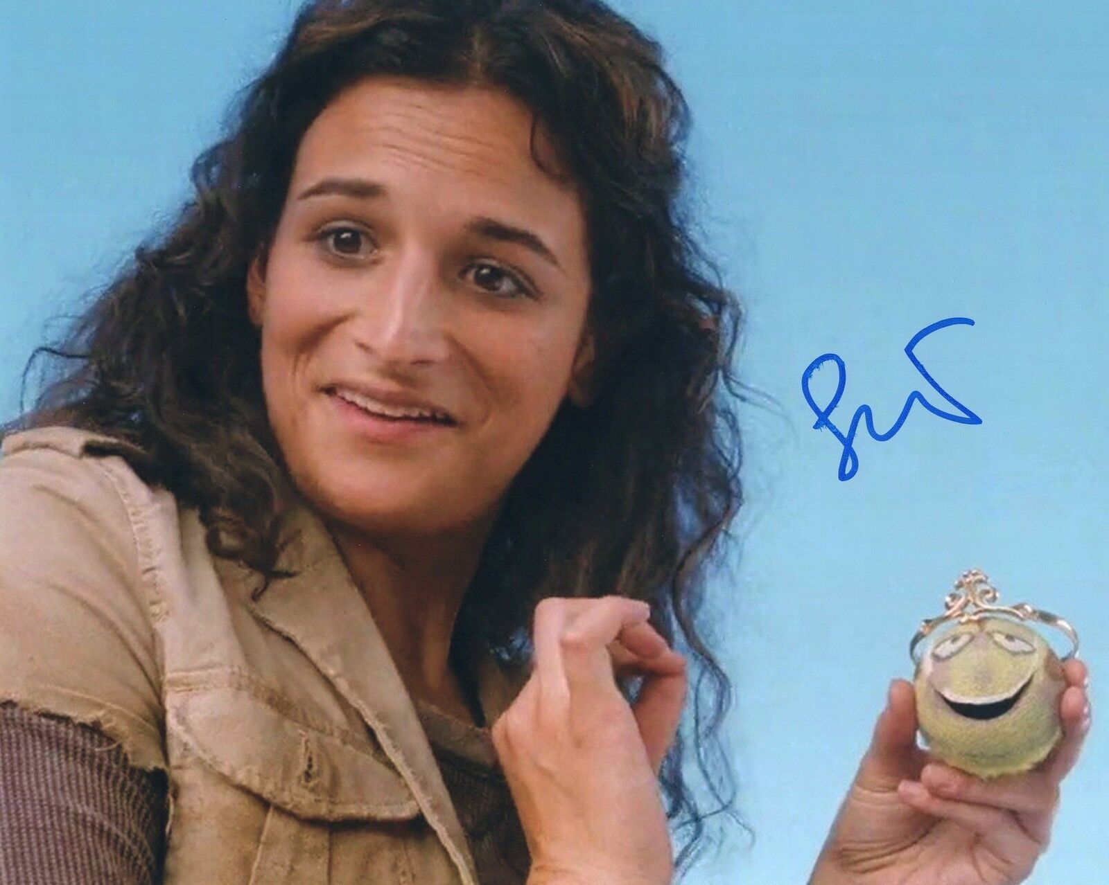 Jenny Slate signed Alvin and The Chipmunks 8x10 Photo Poster painting w/COA