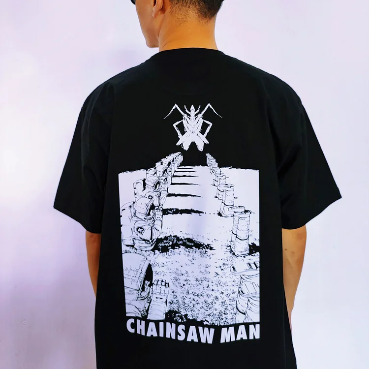 Pure Cotton Chainsaw Man T-shirt weebmemes