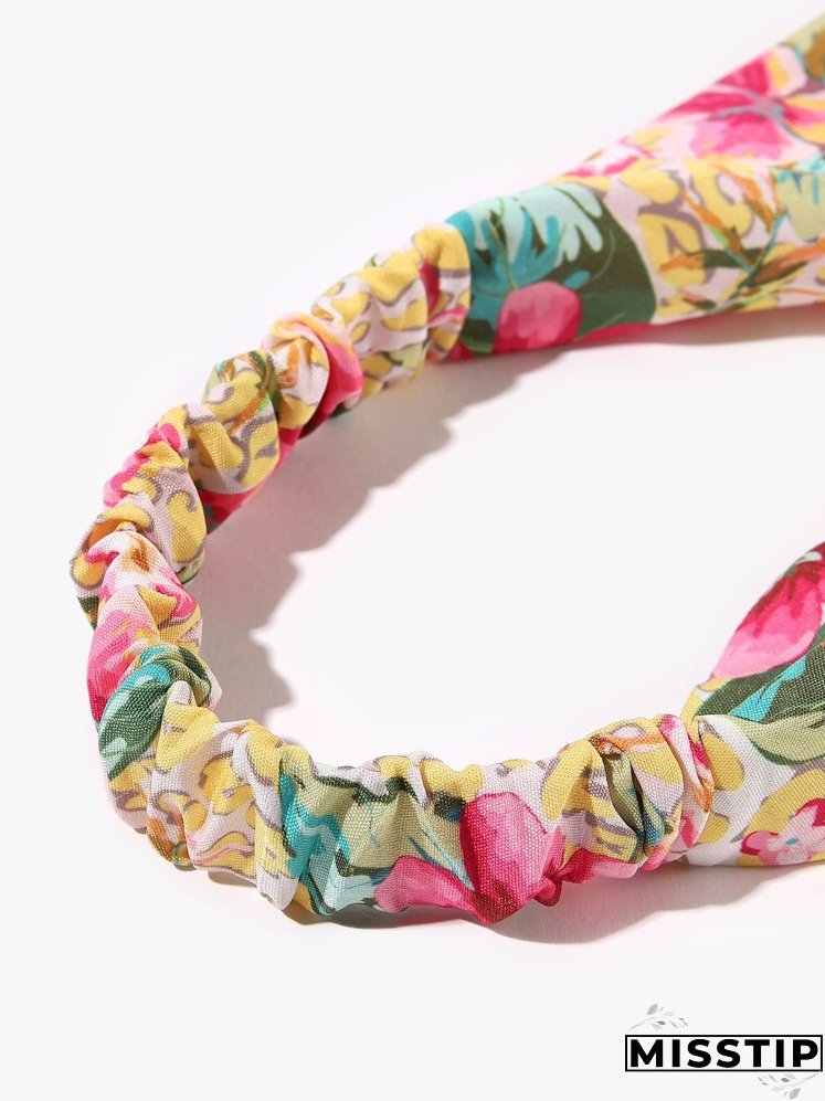 Floral Print Kerchief