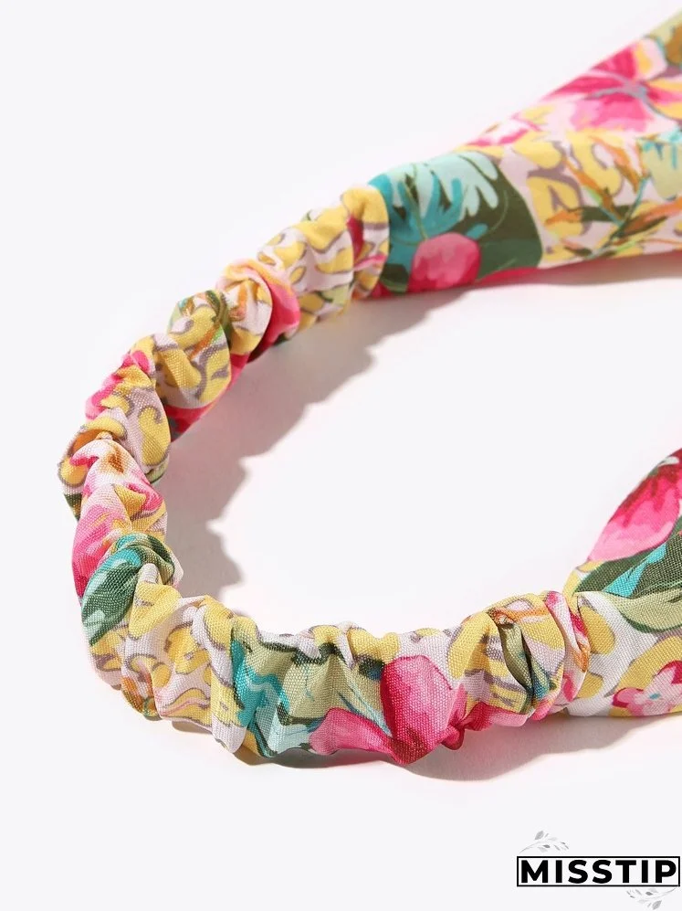 Floral Print Kerchief