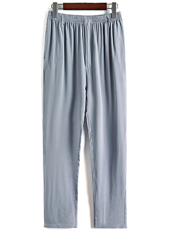 Silk Pants Casual Men's Summer Trousers REAL SILK LIFE