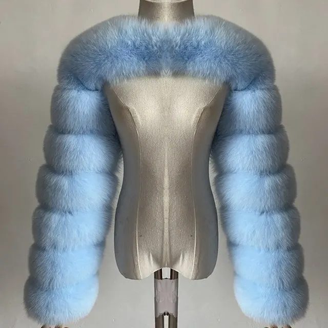 Fashionable Autumn And Winter Women's Cape Fur Coat