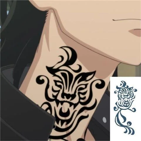 Japanese Anime Tokyo Avengers Sano Manjiro Mikey Draken Punishment Yumiyaichi Tiger Normal/ Herbal Juice Tattoo Sticker