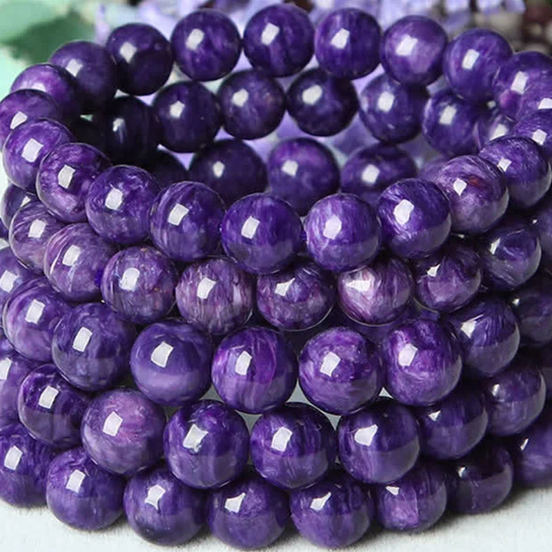 Natural Amethyst Crystal Meditation Balance Bracelet