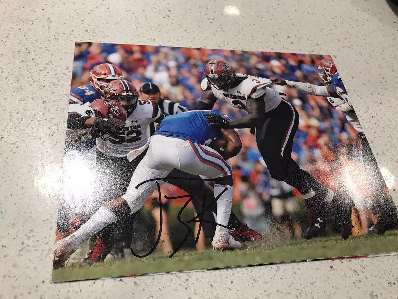 Javon Kinlaw South Carolina Gamecocks signed autographed 8x10 football Photo Poster painting C