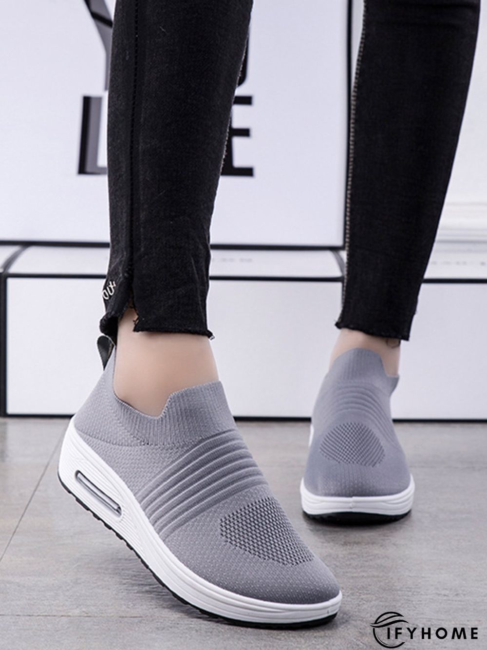 Breathable Minimalist Slip On Rocking Fly Woven Shoes | IFYHOME