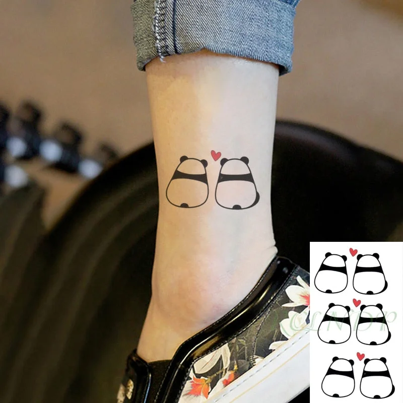 Waterproof Temporary Tattoo Sticker Sun Moon Fake Tatto Flash Tatoo Tatouage hand foot arm For Men Women girl
