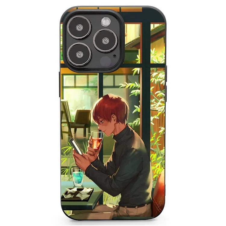Red Hair Shoto Todoroki Anime My Hero Academia Phone Case Mobile Phone Shell IPhone 13 and iPhone14 Pro Max and IPhone 15 Plus Case - Heather Prints Shirts
