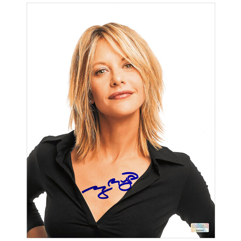 Meg Ryan Autographed 8x10 Studio Photo Poster painting