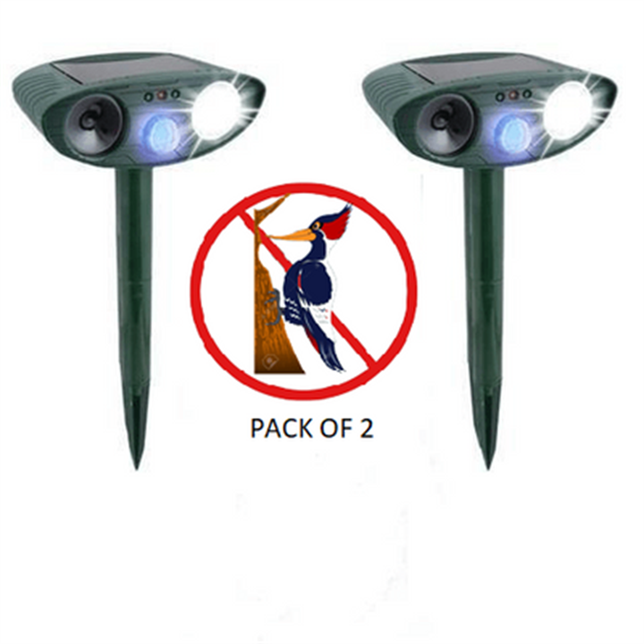 Woodpecker Deterrent - Ultrasonic Woodpecker Repeller -natural