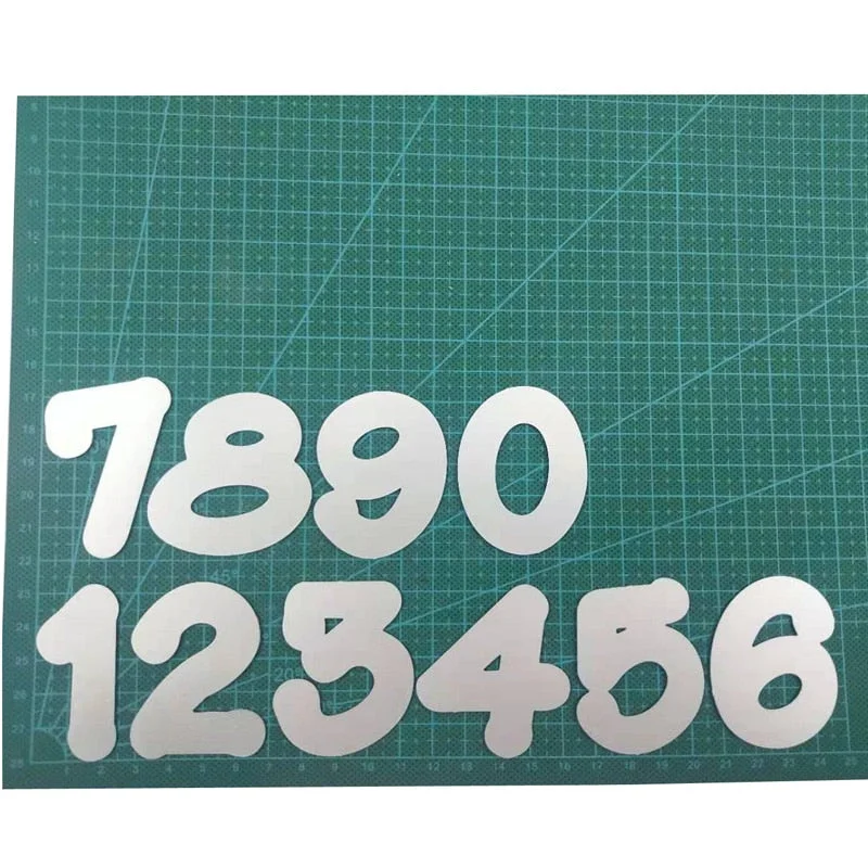 Large Big Digital Set Metal Cutting Dies Numeral Die Cut Christmas Stencil Scrapbooking Embossing 2019 New Craft Stamps And Dies