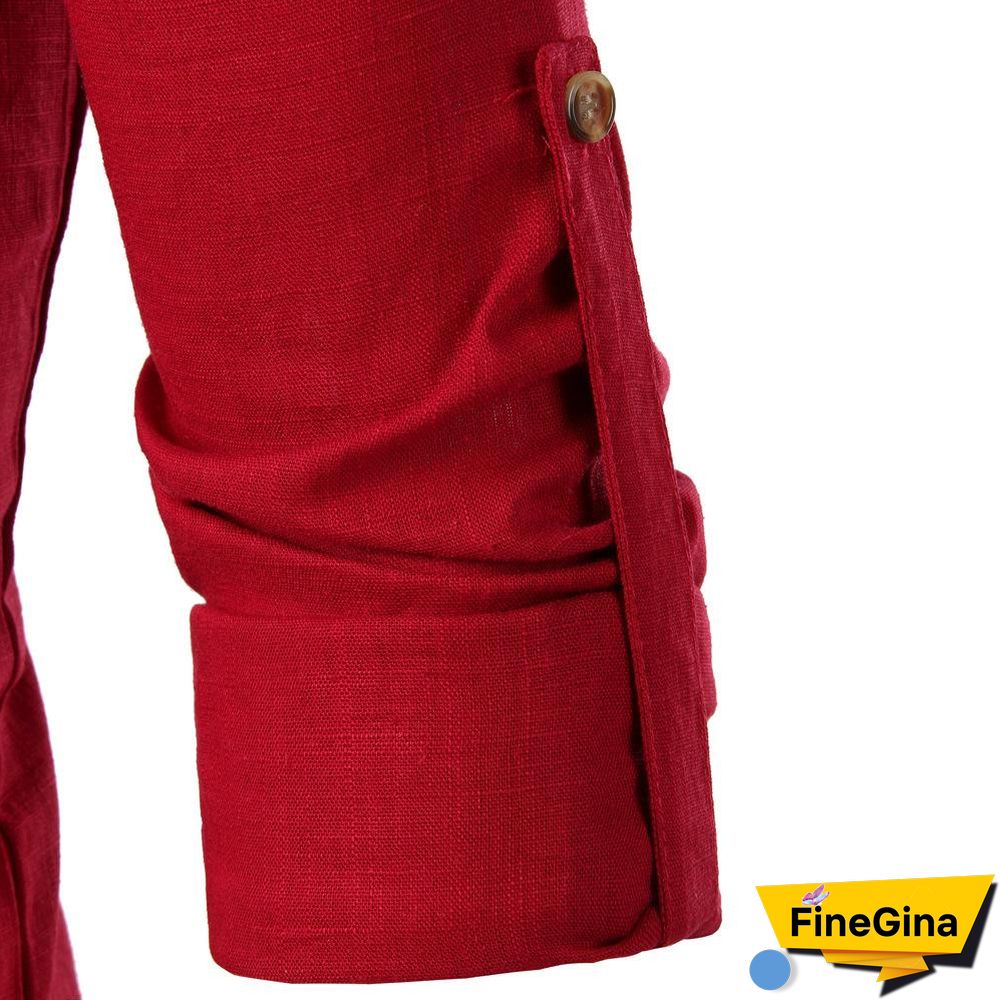 Lapel Neck Button Casual Solid Color Shirt