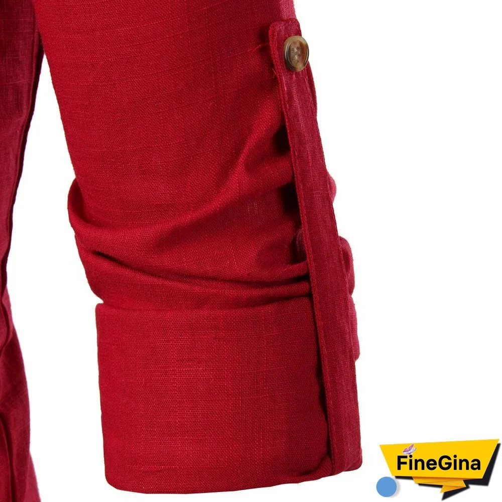 Lapel Neck Button Casual Solid Color Shirt