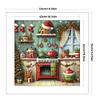 Christmas-11CT Stamped Cross Stitch 50*50cm