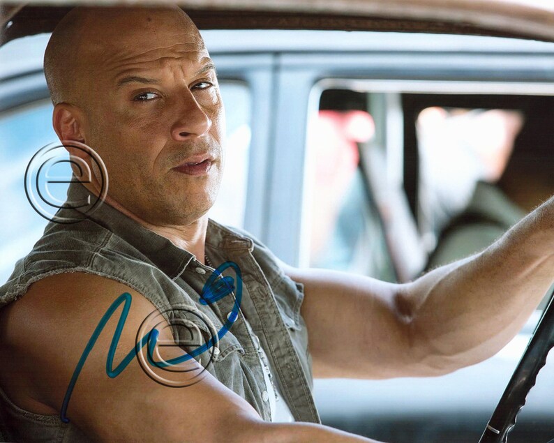 Vin Diesel Fast Autographed Signed Photo Poster painting 8 x 10 print Photo Poster painting picture poster wall art autograph