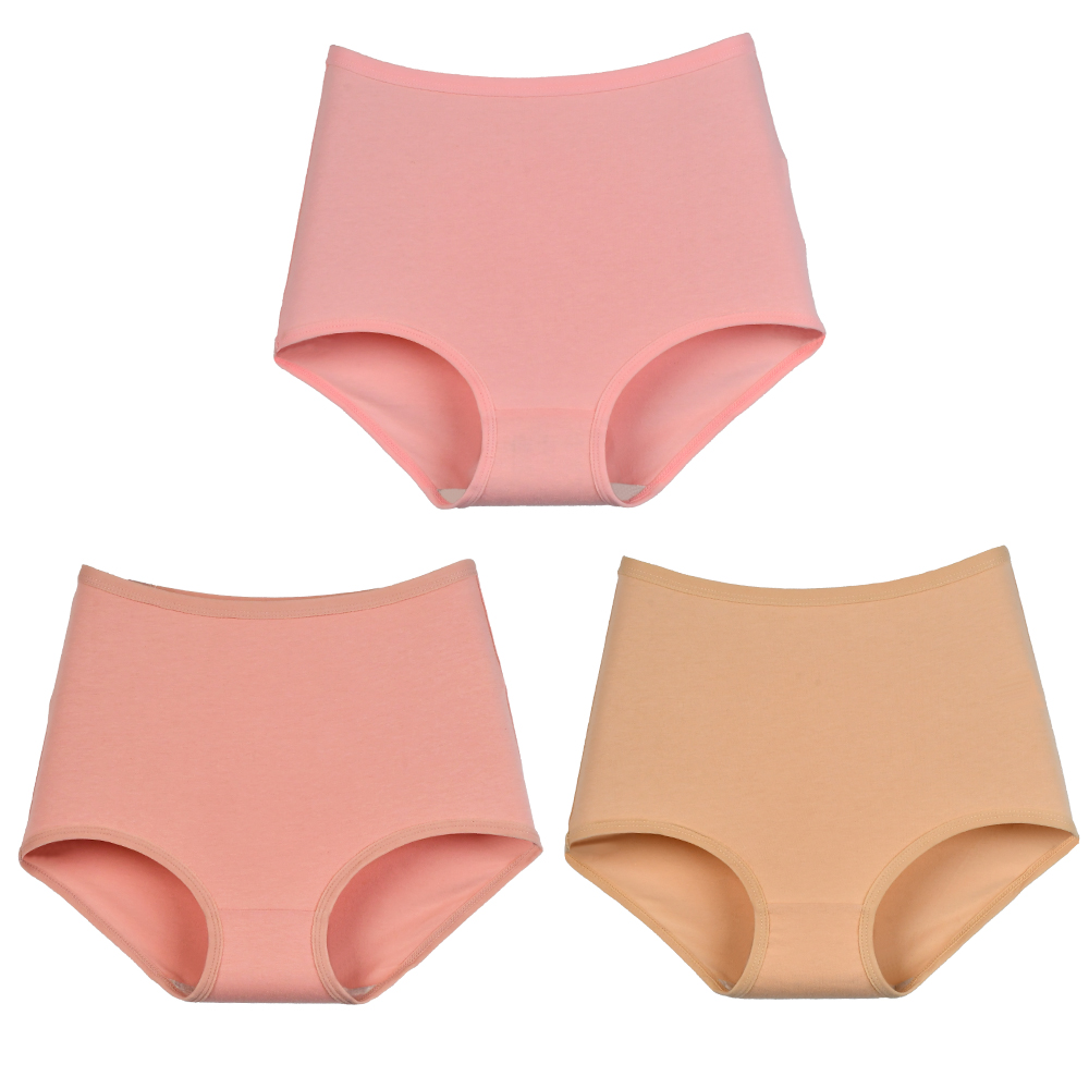 Xinkeke 3Pcs Women Cotton High Waist Panties Breathable Briefs  Plus Size Lingerie Seamless Ladies Panty Underpants Oversize Underwear
