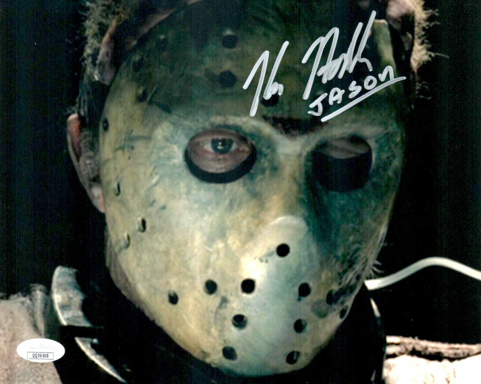 KANE HODDER Friday the 13th JASON 8x10 Photo Poster painting IN PERSON Autograph JSA COA