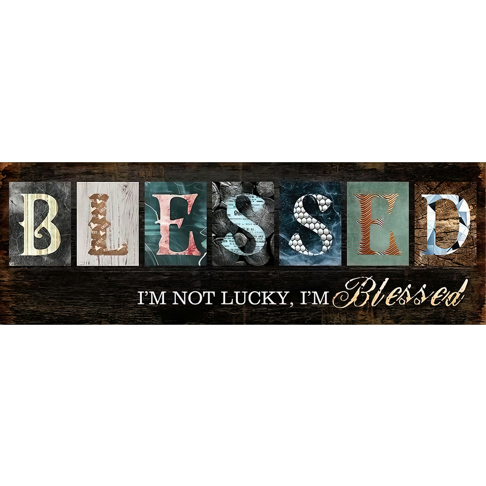 

Blessed - Round Drill Diamond Painting - 90*30CM (Big Size), 501 Original