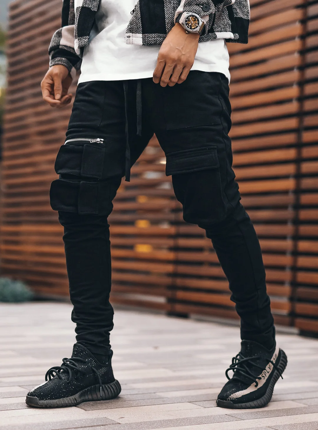 Utility Cargo Pants V2 in Black