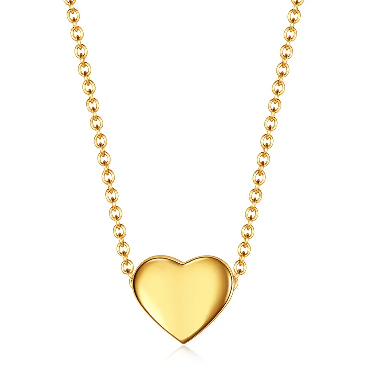 Heart Necklace Gold Necklace