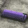 Side engraved hot-swappable RGB e-sports game wireless Bluetooth three-mode bottom light position mechanical keyboard