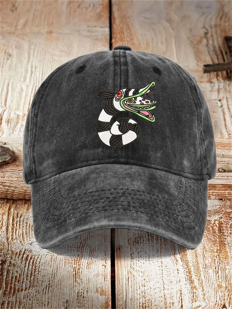 1988 Horror Movie Sandworm Snake Embroidery Hat