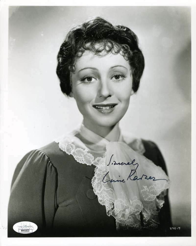 Luise Rainer JSA Coa Signed 8x10 Photo Poster painting Autograph