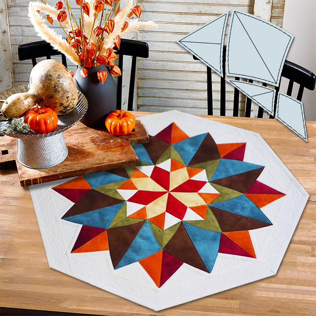 Blossom Patchwork Template Set(4 PCS) Blossom Patchwork Template Set(4 PCS)